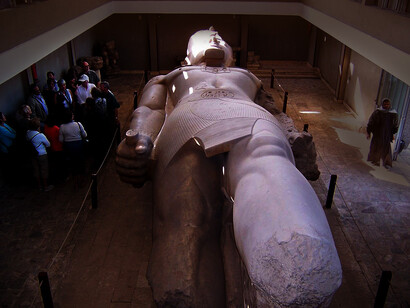 Egitto, Menfi Museum, Il colosso di Ramses II