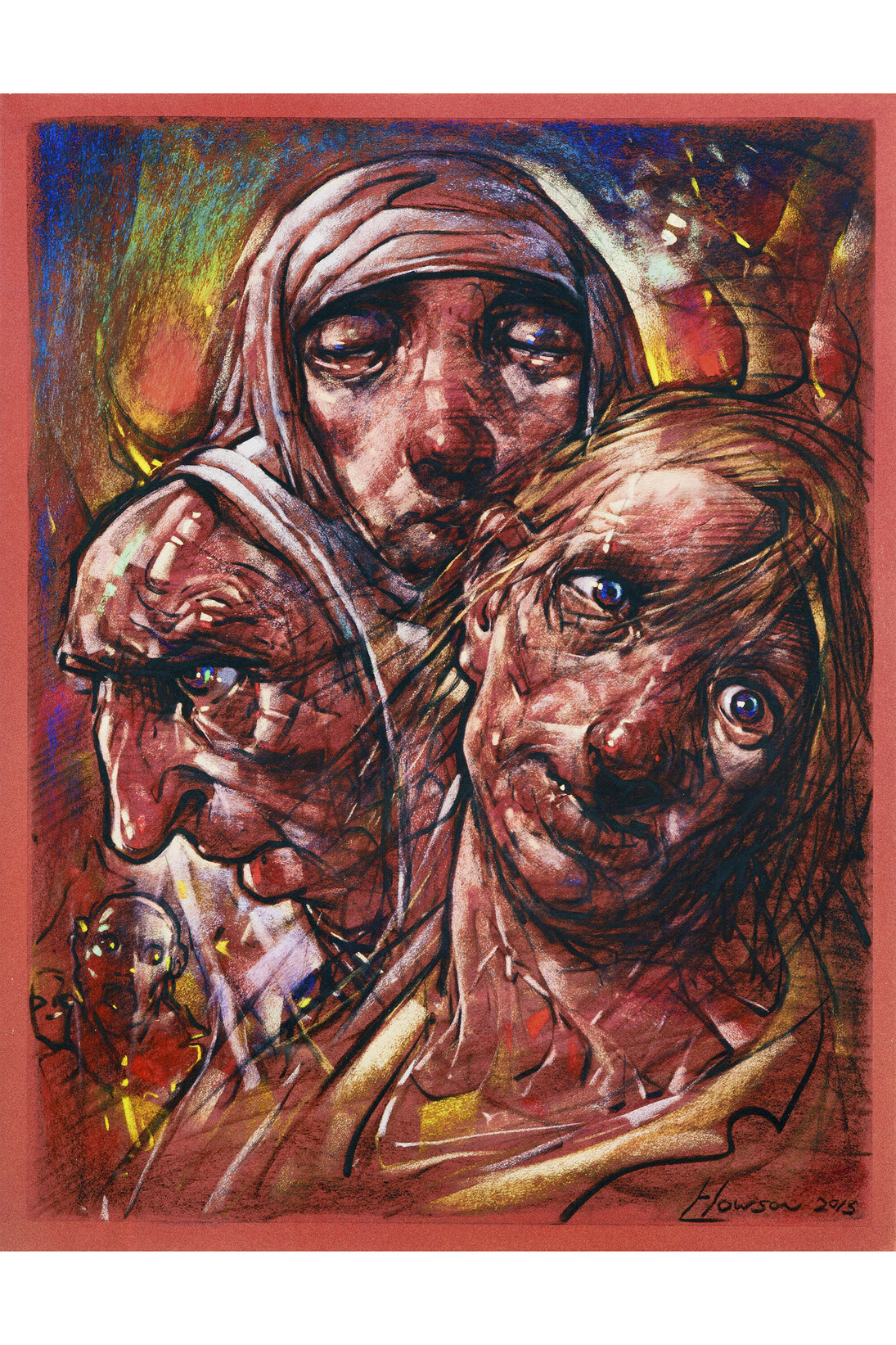 Pendere I, 2015 © Peter Howson, Courtesy of Flowers Gallery, London and New York