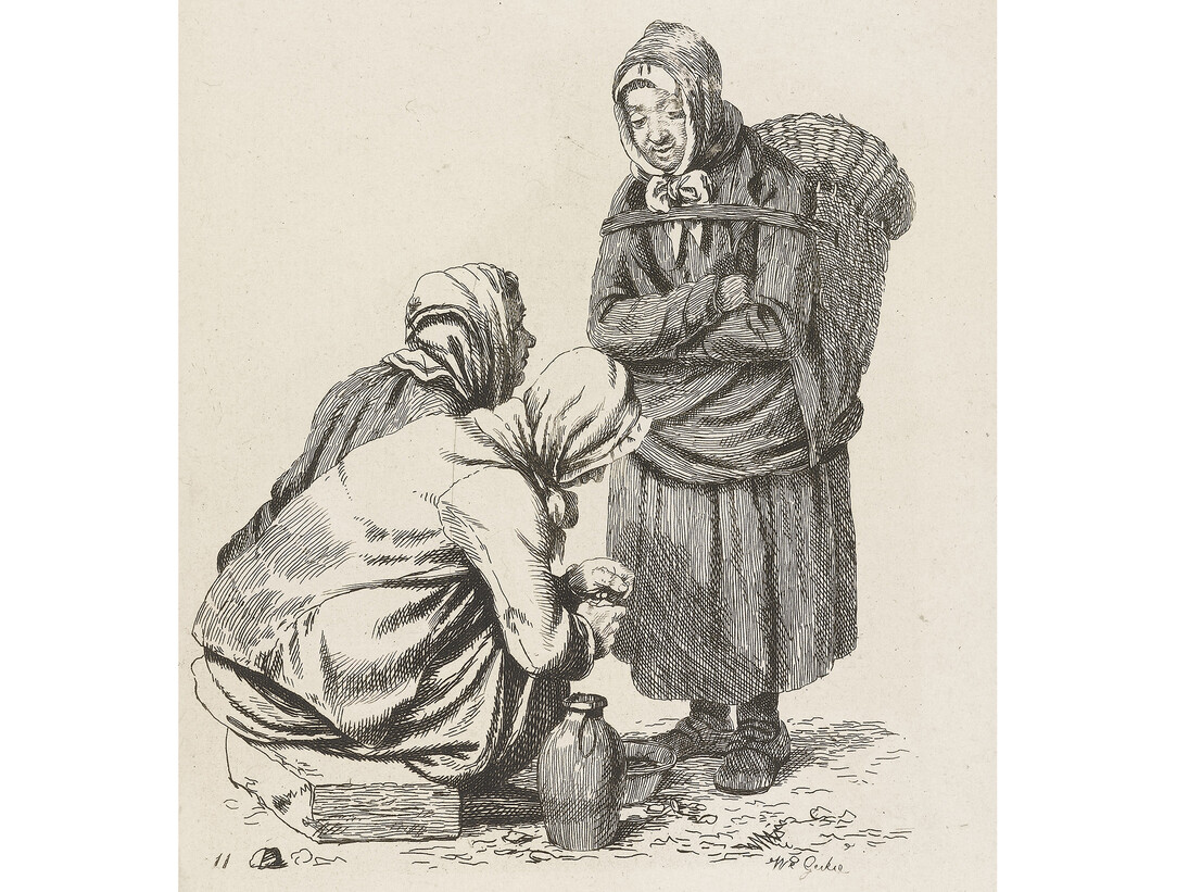 Walter Geikie, Three Fisherwomen, unknown date