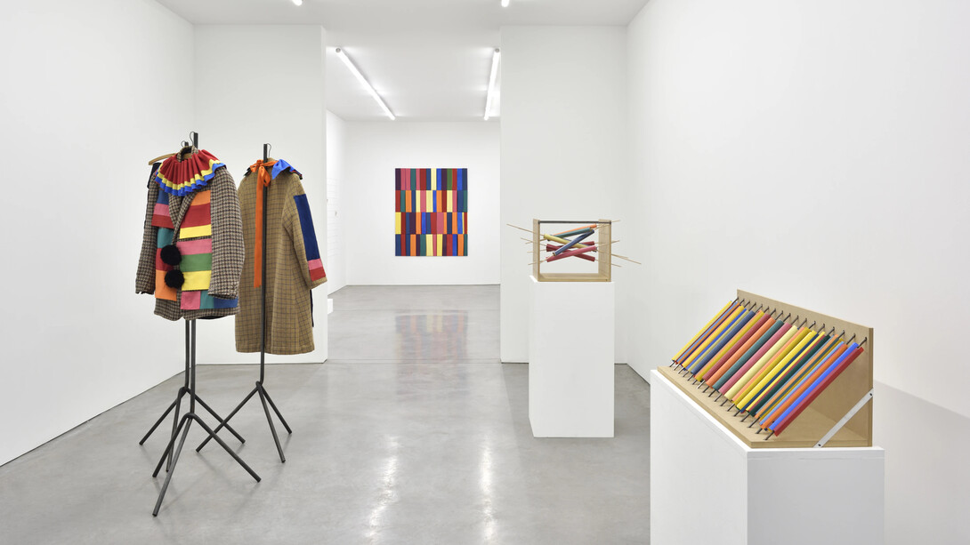 Peter Fillingham, Basil dress, exhibition view. Courtesy of Marian Goodman Gallery