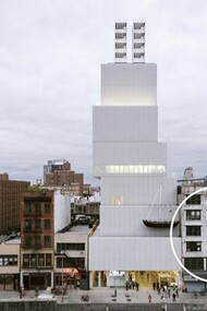 New Museum and 235 Bowery by Dean Kaufman