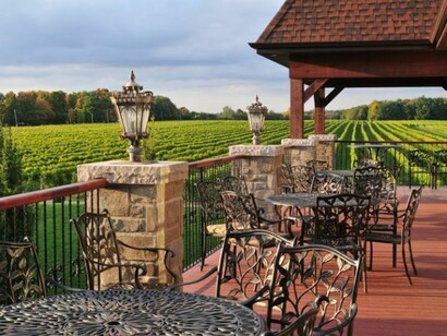 Agreeable place to sit and drink a glass of wine