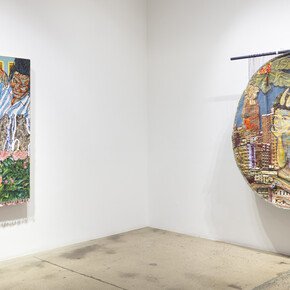 Kiyomi Quinn Taylor, A river gets wide, installation view. Courtesy of Steve Turner