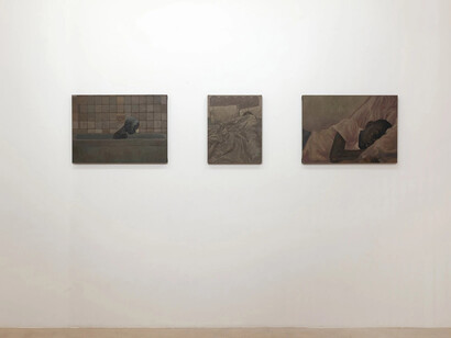 Miguel Afa, Um céu para caber (A sky to fit), exhibition view. Courtesy of A Gentil Carioca
