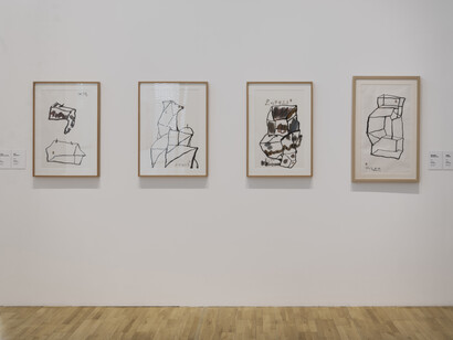 Wang Chuan, Four decades of abstraction, exhibition view. Courtesy of Long Museum