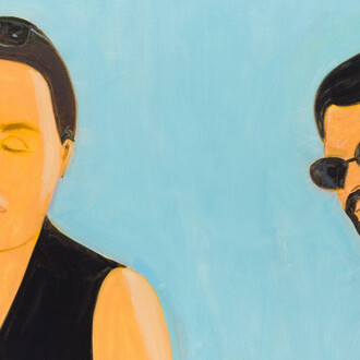 Alex Katz, White lotus 2, 2023. Courtesy of Gray Gallery