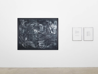 Eva Schlegel, All day I hear the noise of waters, exhibition view. Courtesy of Galerie Krinzinger