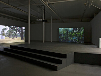 Christoph Oertli, Sensing Bodies, 2020, Ausstellungsansicht Kunsthaus Baselland 2020. Foto: Gina Folly