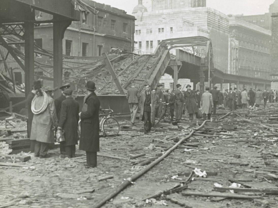 Liverpool Overhead Railway. Courtesy of Museum of Liverpool