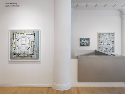 James Kennedy, Crystalline velocity, exhibition view. Courtesy of Dolby Chadwick Gallery