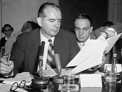 In 1950, Joseph McCarthy claimed to have a list of communists infiltrated in the US government, unleashing a wave of suspicion and political persecution