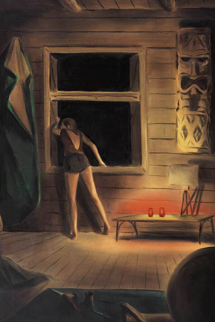 Pierre Seinturier, Huile sur toile / Oil on canvas
188 x 139 cm / 74 x 54 ¾, Pièce unique / Unique piece. Courtesy Galerie GP & N Vallois. Paris. Photo: André Morin