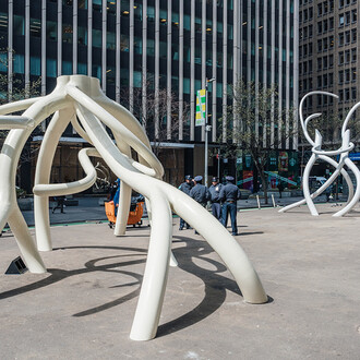 Steve Tobin, New York roots, exhibition view. Courtesy of Sundaram Tagore