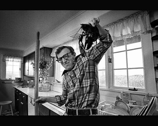 Woody Allen with Lobster, Annie Hall, #7. Courtesy of ONO arte contemporanea ©Brian Hamill