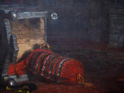Ivan the terrible and his son Ivan. Return (detail). Courtesy of Tretyakov Gallery
