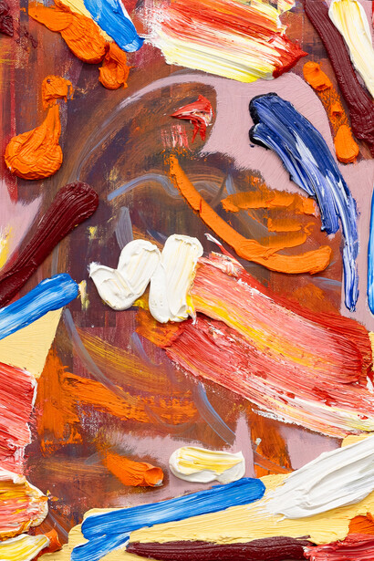 Jonathan Syme, Receding, mauve reed, 2019. Courtesy of Royale Projects