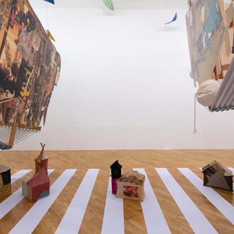 Pascale Martine Tayou, Knockout! Ausstellungsansicht. Mit freundlicher genehmigung der Pinacoteca