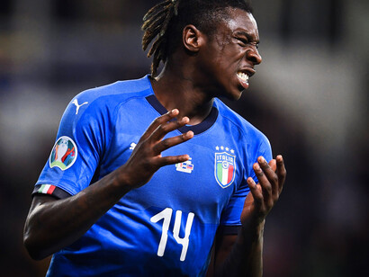 Moise Kean in nazionale