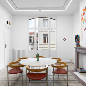 Giulia Messina, The statue kissed me, but no one was looking at us, exhibition view. Courtesy of Nino Mier Gallery