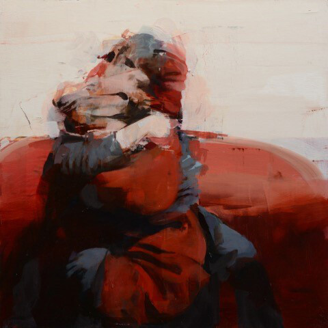 Embracd 2, 2015, Oil, 20 x 20 inches 