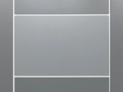  Alan Charlton. Border Painting (1995), acrylic on canvas, 5 parts