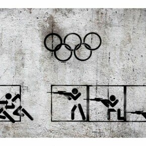 Tammam Azzam, Syrian Olympic, 2013, C-Print, Diasec Mounting, 133 x 200 cm, Edition of 8,
Courtesy the artist and Ayyam Gallery