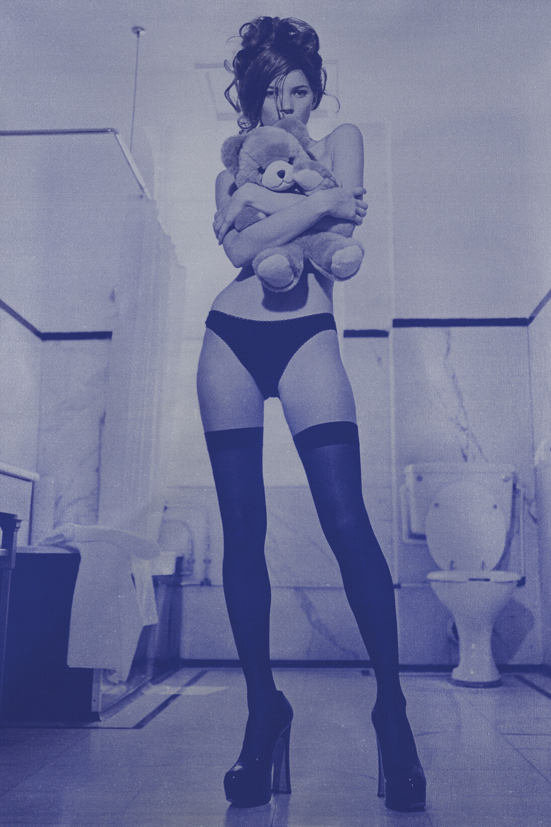 Kate Moss Superstar Blue 2 (lrg) ultramarine & silver