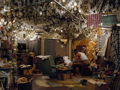 Jeff Wall, After “Invisible man” by Ralph Ellison, the prologue, 1999–2000. Courtesy of MAAT