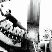 Open studio #3, Arnaldo Pomodoro. La sfera, exhibition photo. Courtesy of Fondazione Arnaldo Pomodoro