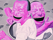 Yue Min Jun, Everywhere (detail), 2002. Courtesy of Opera Gallery