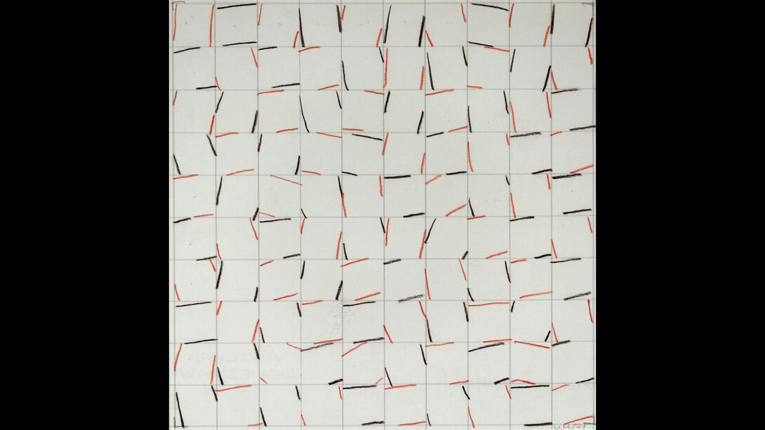 Vera Molnár, Lignes parallèles (1971). Courtesy of Centre Pompidou