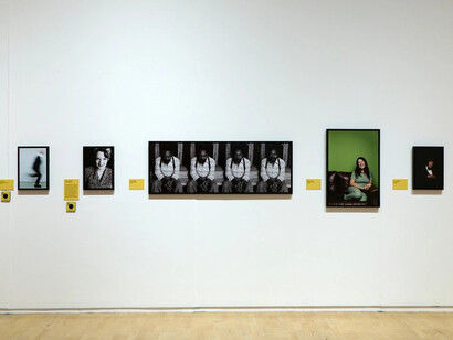 Andy Hollingworth, I photograph comedians! Exhibition view. Courtesy of Birmingham Museum and Art Gallery