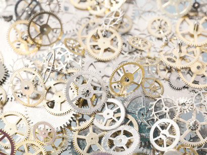 Ruedas separadas de distintos relojes