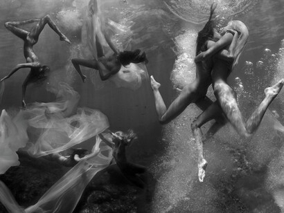 Hugh Arnold, La Danza De Los Libertinos (Detail), 2013, Archival c-type metallic print, 40 x 117 1/2 in 