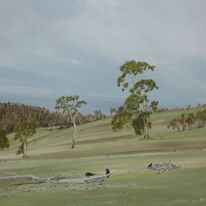 Seeing this place, artwork in exhibition (detail). Courtesy of Salamanca Arts Centre 