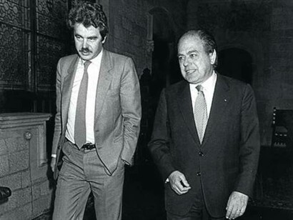 Pasqual Maragall y Jordi Pujol