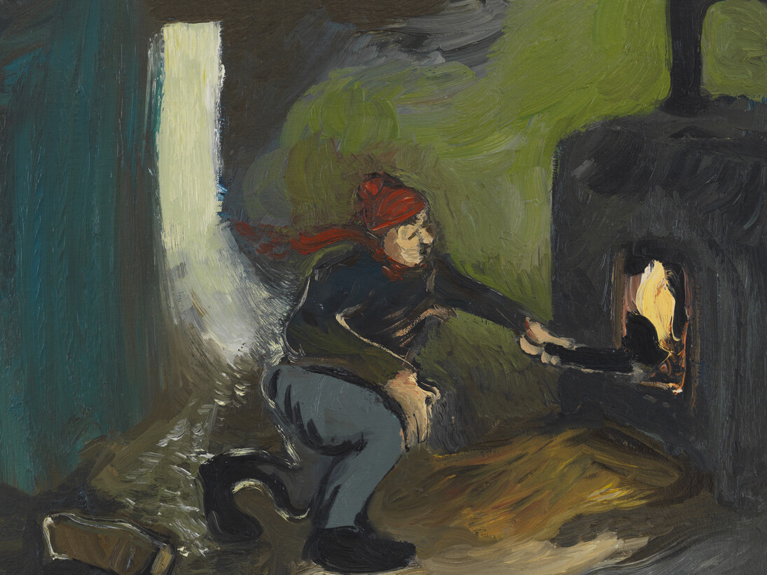 Jane Corrigan

Basement Heat, 2016

Oil on linen

16.5 x 20.75 inches

41.9 x 52.7 cm