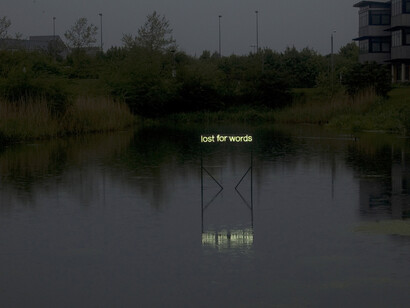 Tim Etchells, For Words, 2013, VITRINE