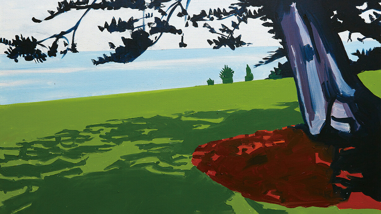 Koen van den Broek, 2020, Cliff, 135x180 cm. Courtesy of Gallery Baton (detail)