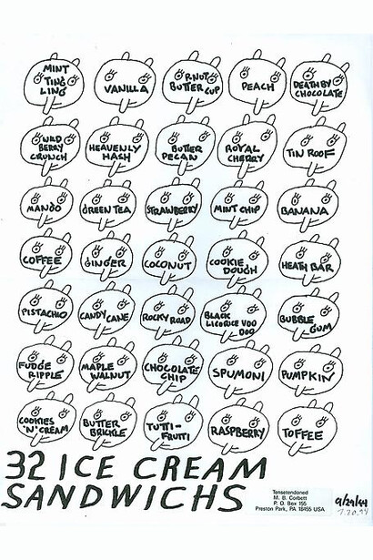 Ejemplo del Mail Art de Ray Johnson