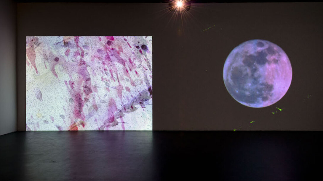 Jennifer West: “Is Film Over?”, Exhibition view. Courtesy of Yuz Museum