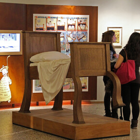 The invention of Comic Strip. Courtesy of Musée Bruxelles