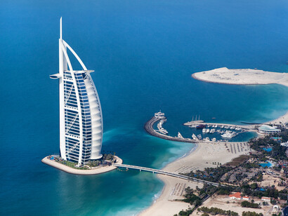 Burj Al Arab, a seven stars hotel