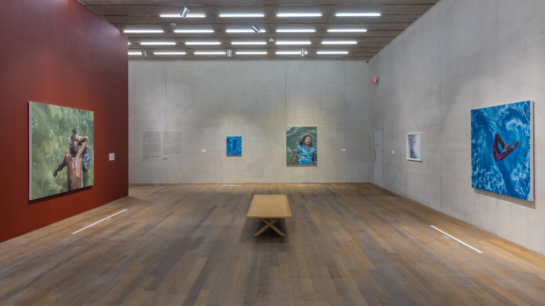 Calida Rawles, A mereced de las mareas, vista de exhibición. Cortesía del Pérez Art Museum Miami
