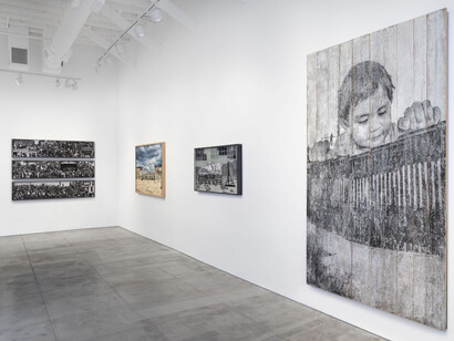 JR, Horizons, exhibition view. Courtesy of Galerie Perrotin