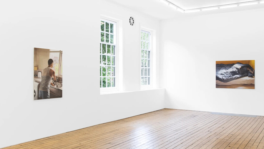 Mike Silva, New Paintings, 2023, installation view. Courtesy of The Approach