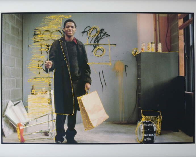 Serena Maisto. Basquiat & I. Courtesy of Cortesi Gallery