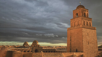 La Grande moschea di Qayrawan, Tunisia