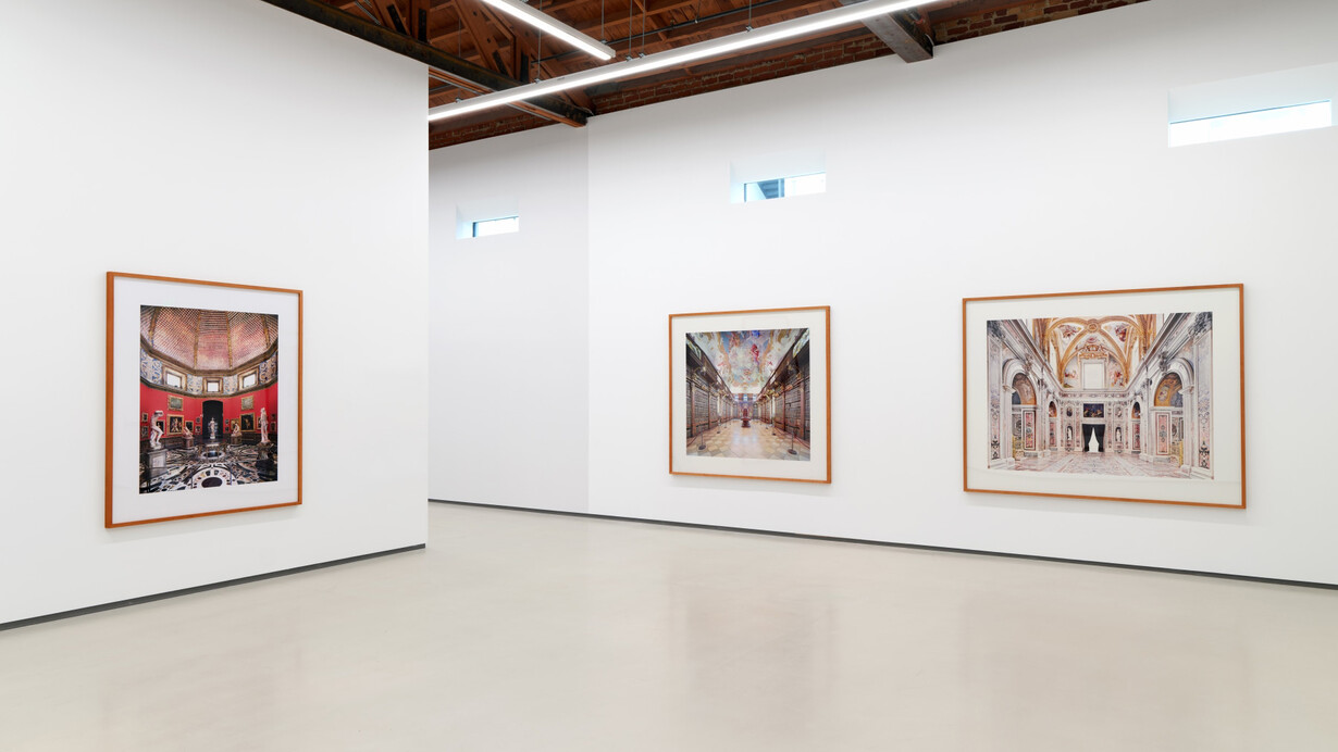 Candida Höfer, Europa, America, exhibition view. Courtesy of Sean Kelly Gallery