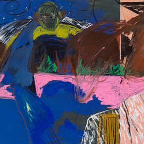 Stargazer, 2019, Oil and charcoal on canvas